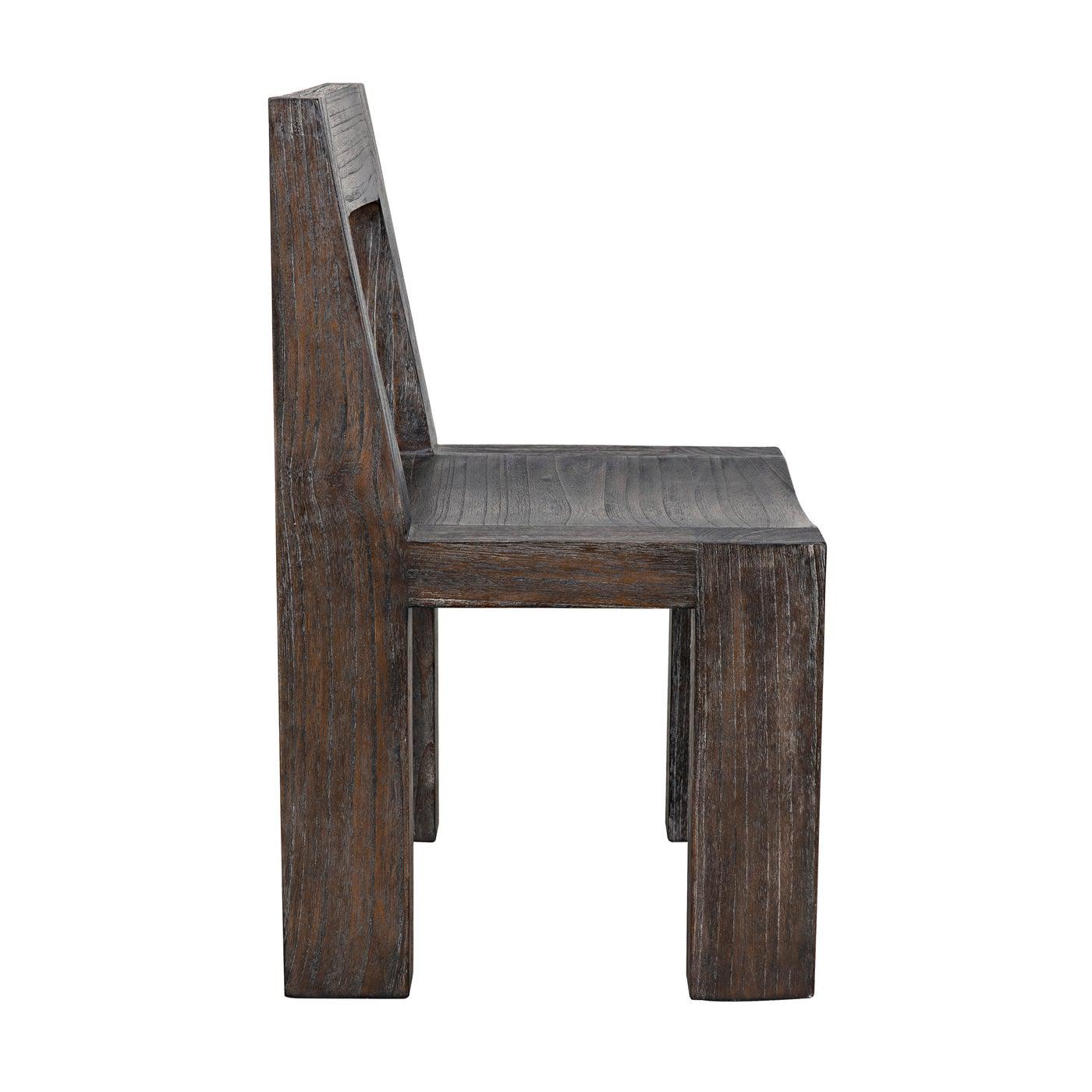 Noir Fiorelli Chair, Sombre Finish-Noir Furniture-Blue Hand Home