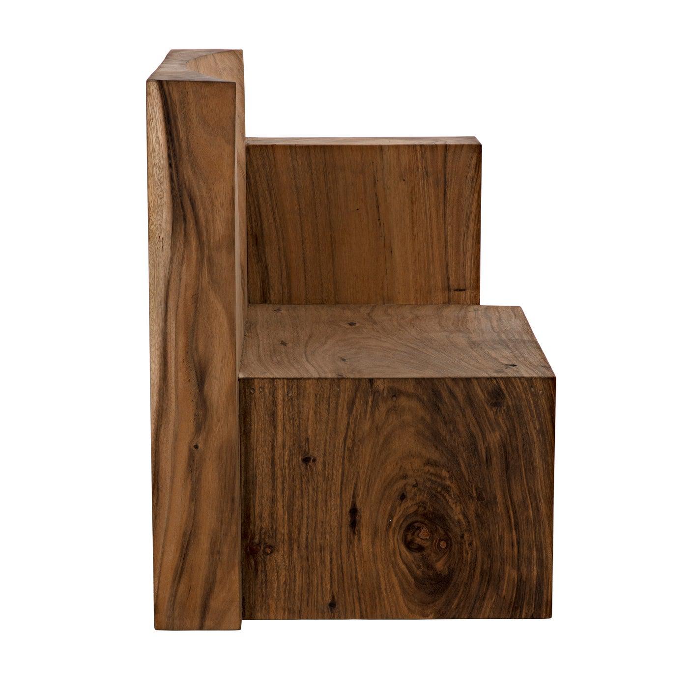 Noir Amun Chair, Munggur-Noir Furniture-Blue Hand Home