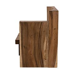 Noir Amun Chair, Munggur-Noir Furniture-Blue Hand Home