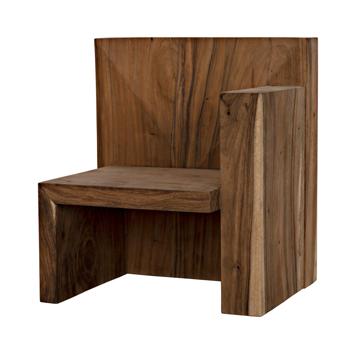 Noir Amun Chair, Munggur-Noir Furniture-Blue Hand Home