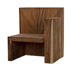 Noir Amun Chair, Munggur-Noir Furniture-Blue Hand Home