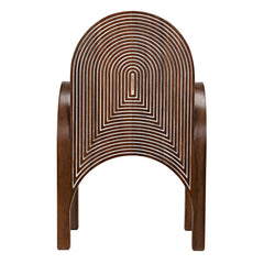 Mars Chair, Dark Walnut with Details