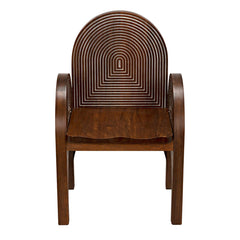 Mars Chair, Dark Walnut with Details
