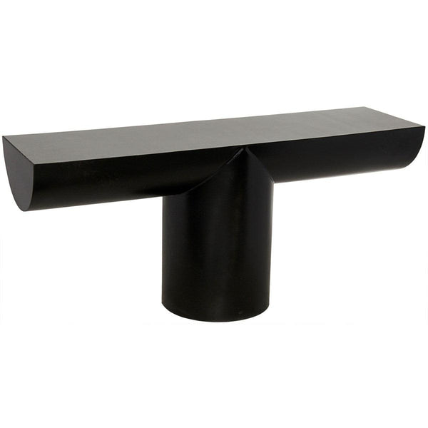 Noir Furniture T Console, Black Metal-Noir Furniture-Blue Hand Home