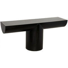 Noir Furniture T Console, Black Metal-Noir Furniture-Blue Hand Home