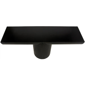 Noir Furniture T Console, Black Metal-Noir Furniture-Blue Hand Home