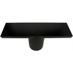 Noir Furniture T Console, Black Metal-Noir Furniture-Blue Hand Home
