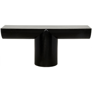 Noir Furniture T Console, Black Metal-Noir Furniture-Blue Hand Home