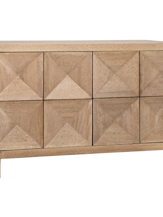 Quadrant 2 Door Sideboard, Washed Walnut