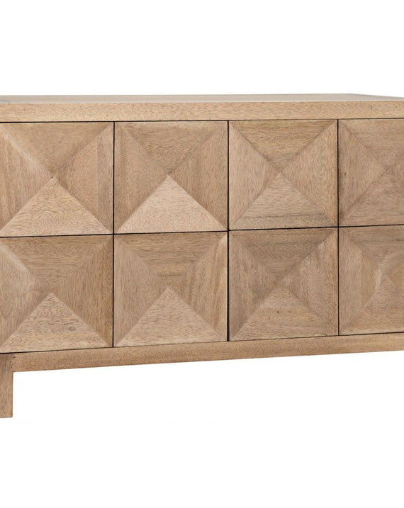 Quadrant 2 Door Sideboard, Washed Walnut