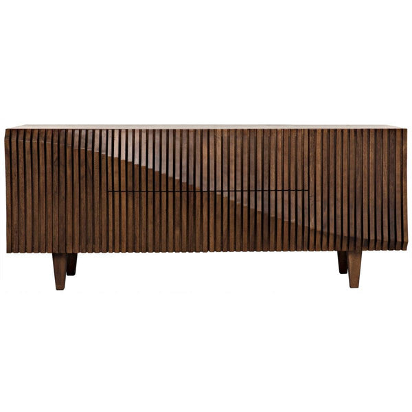 Noir Furniture Jin-Ho Sideboard, Dark Walnut-Noir Furniture-Blue Hand Home