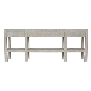 Conrad Console, White Wash-Noir Furniture-Blue Hand Home
