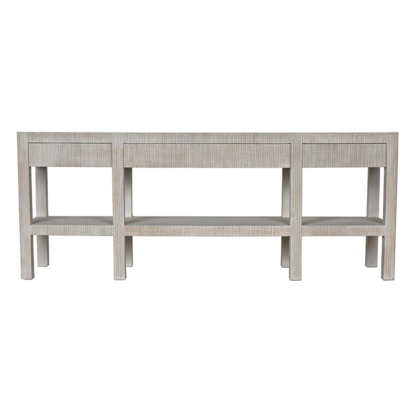 Conrad Console, White Wash-Noir Furniture-Blue Hand Home