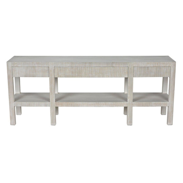 Conrad Console, White Wash-Noir Furniture-Blue Hand Home