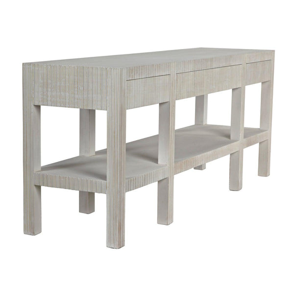 Conrad Console, White Wash-Noir Furniture-Blue Hand Home
