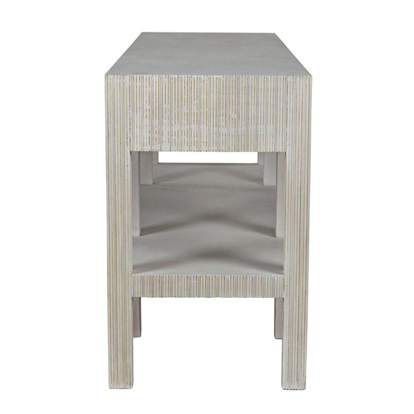Conrad Console, White Wash-Noir Furniture-Blue Hand Home