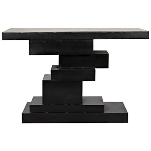 Noir Furniture Platoon Console, Black Metal-Noir Furniture-Blue Hand Home