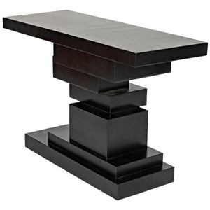 Noir Furniture Platoon Console, Black Metal-Noir Furniture-Blue Hand Home