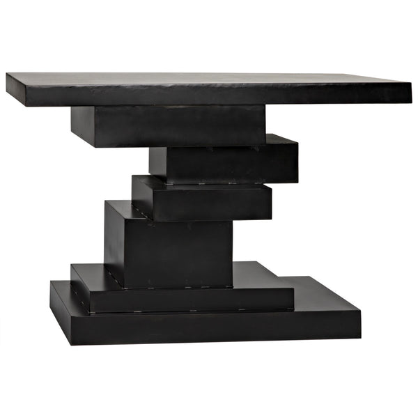 Noir Furniture Platoon Console, Black Metal-Noir Furniture-Blue Hand Home