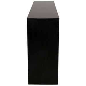 Noir Furniture Bridge Console, Hand Rubbed Black-Noir Furniture-Blue Hand Home