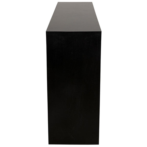 Noir Furniture Bridge Console, Hand Rubbed Black-Noir Furniture-Blue Hand Home