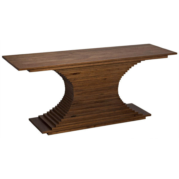Noir Furniture Cambio Console, Dark Walnut-Noir Furniture-Blue Hand Home