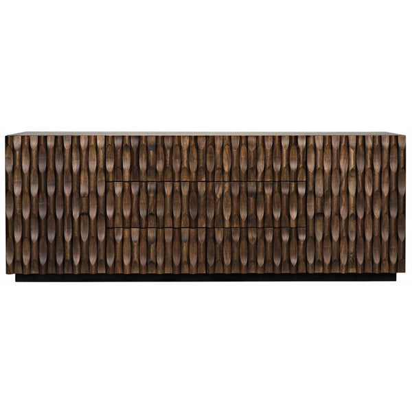 Noir Furniture Alameda Sideboard, Large, Dark Walnut-Noir Furniture-Blue Hand Home