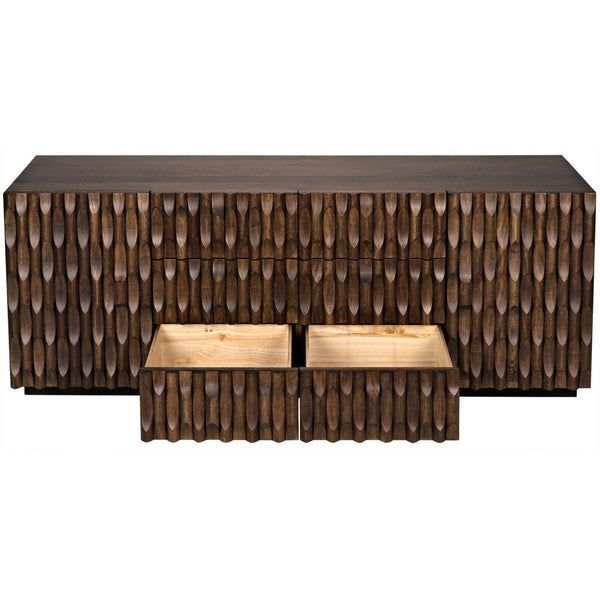 Noir Alameda Sideboard, Large, Dark Walnut-Noir Furniture-Blue Hand Home
