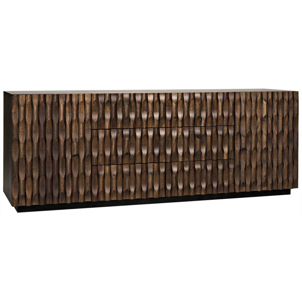 Noir Alameda Sideboard, Large, Dark Walnut-Noir Furniture-Blue Hand Home