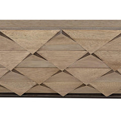 Noir Furniture Draco Sideboard with Metal Stand, Washed Walnut-Noir Furniture-Blue Hand Home