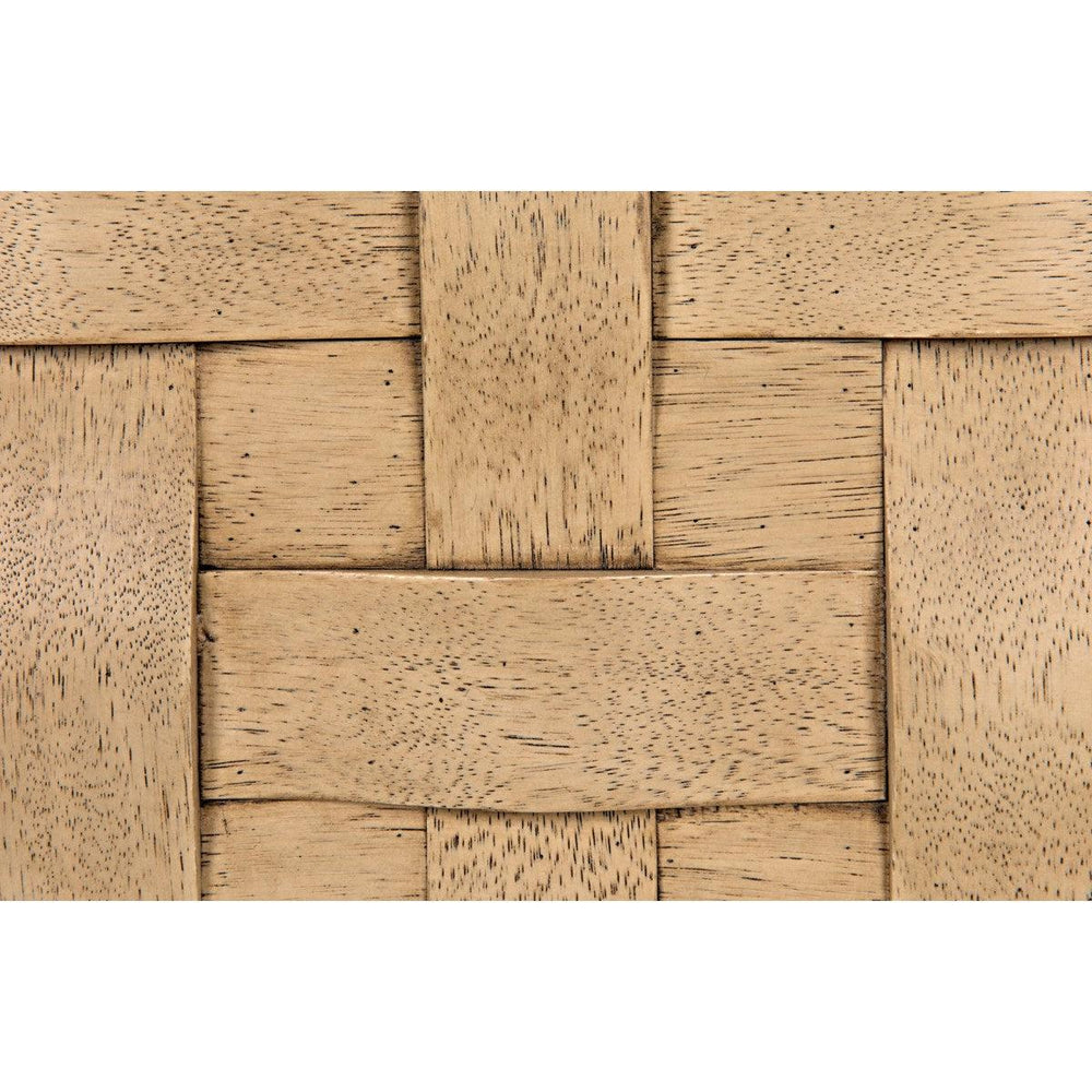 Noir Furniture Weave Sideboard, Bleached Walnut-Noir Furniture-Blue Hand Home