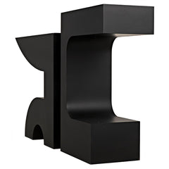 Noir Shiba Console, Black Steel-Noir Furniture-Blue Hand Home