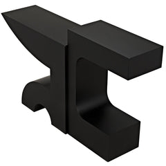 Noir Shiba Console, Black Steel-Noir Furniture-Blue Hand Home