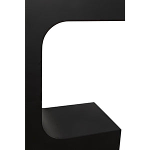 Noir Shiba Console, Black Steel-Noir Furniture-Blue Hand Home