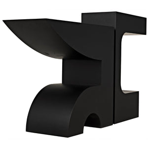 Noir Shiba Console, Black Steel-Noir Furniture-Blue Hand Home