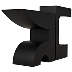 Noir Shiba Console, Black Steel-Noir Furniture-Blue Hand Home