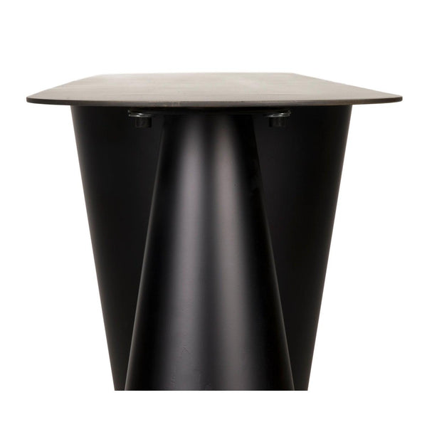 Noir Salt and Pepper Console, Black Steel-Noir Furniture-Blue Hand Home