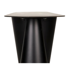 Noir Salt and Pepper Console, Black Steel-Noir Furniture-Blue Hand Home