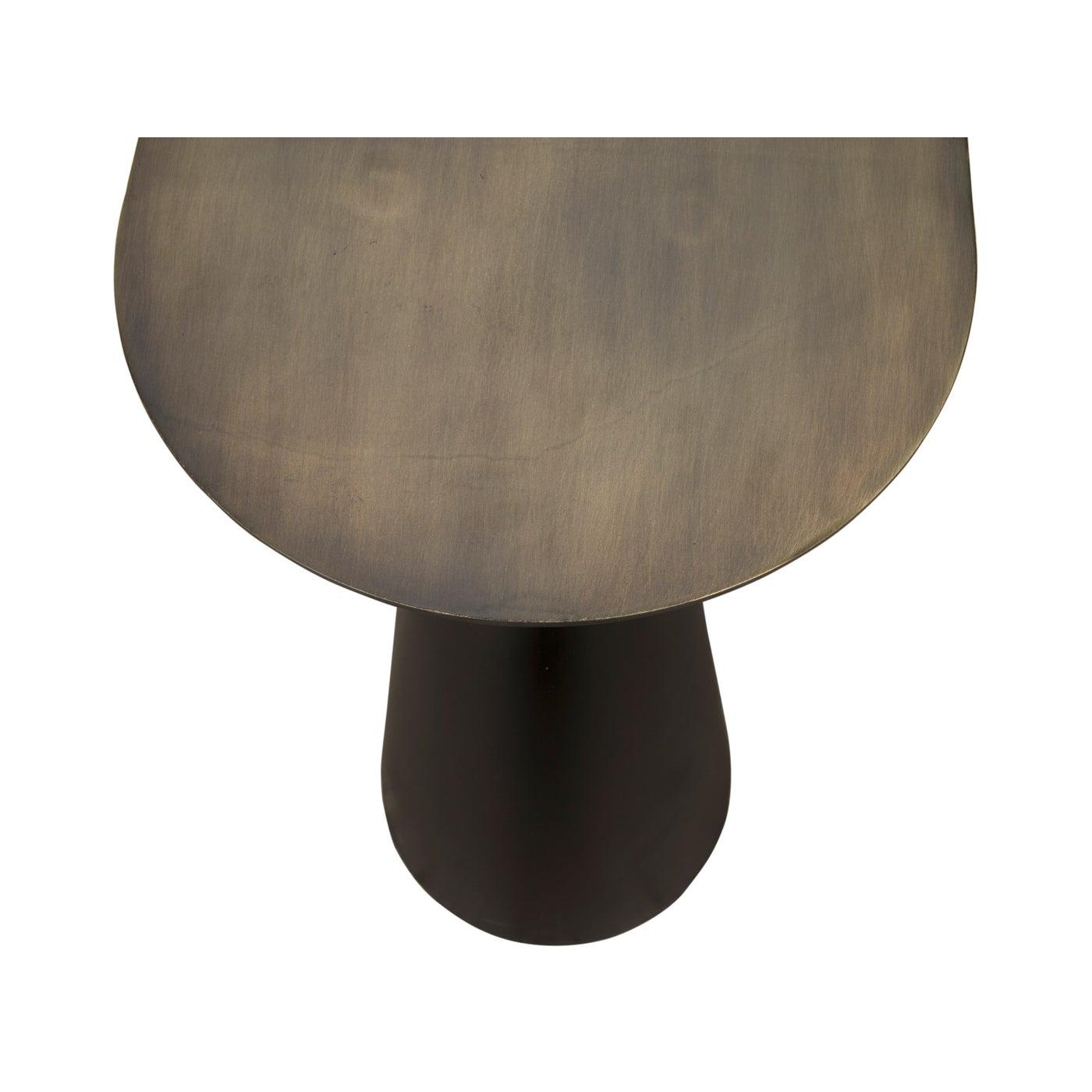 Noir Salt and Pepper Console, Black Steel-Noir Furniture-Blue Hand Home