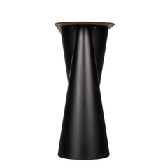 Noir Salt and Pepper Console, Black Steel-Noir Furniture-Blue Hand Home