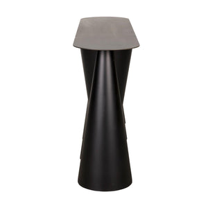 Noir Salt and Pepper Console, Black Steel-Noir Furniture-Blue Hand Home