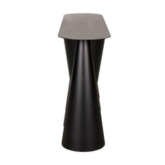 Noir Salt and Pepper Console, Black Steel-Noir Furniture-Blue Hand Home