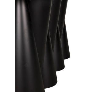 Noir Salt and Pepper Console, Black Steel-Noir Furniture-Blue Hand Home