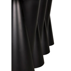 Noir Salt and Pepper Console, Black Steel-Noir Furniture-Blue Hand Home