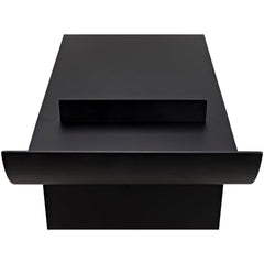 Noir Satori Console, Black Steel-Noir Furniture-Blue Hand Home