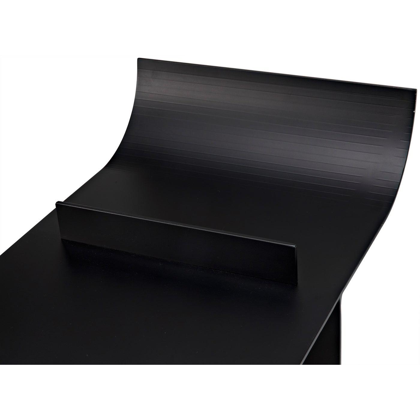 Noir Satori Console, Black Steel-Noir Furniture-Blue Hand Home