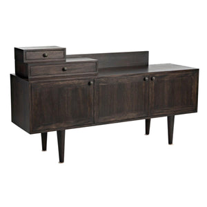 Noir Hermes Sideboard, Ebony Walnut-Noir Furniture-Blue Hand Home