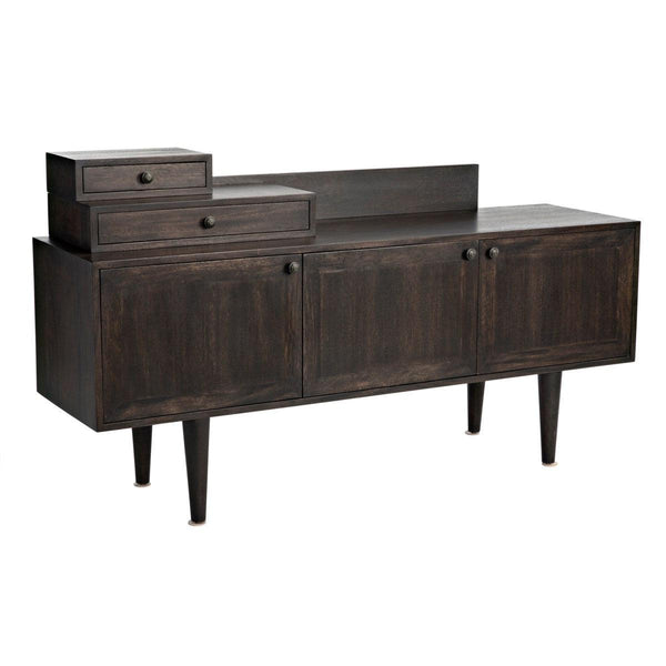 Noir Hermes Sideboard, Ebony Walnut-Noir Furniture-Blue Hand Home
