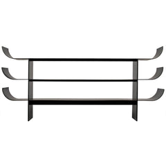 Noir Kyoto Console, Black Metal-Noir Furniture-Blue Hand Home