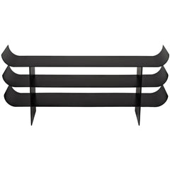 Noir Kyoto Console, Black Metal-Noir Furniture-Blue Hand Home
